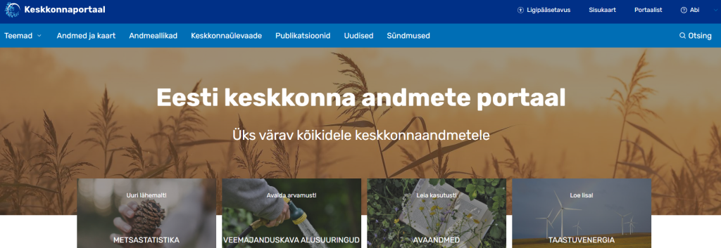 Keskkonnaportaali avaleht